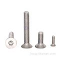 Высокая якасць Titanium Countersunk Head Bolts для транспартных сродкаў